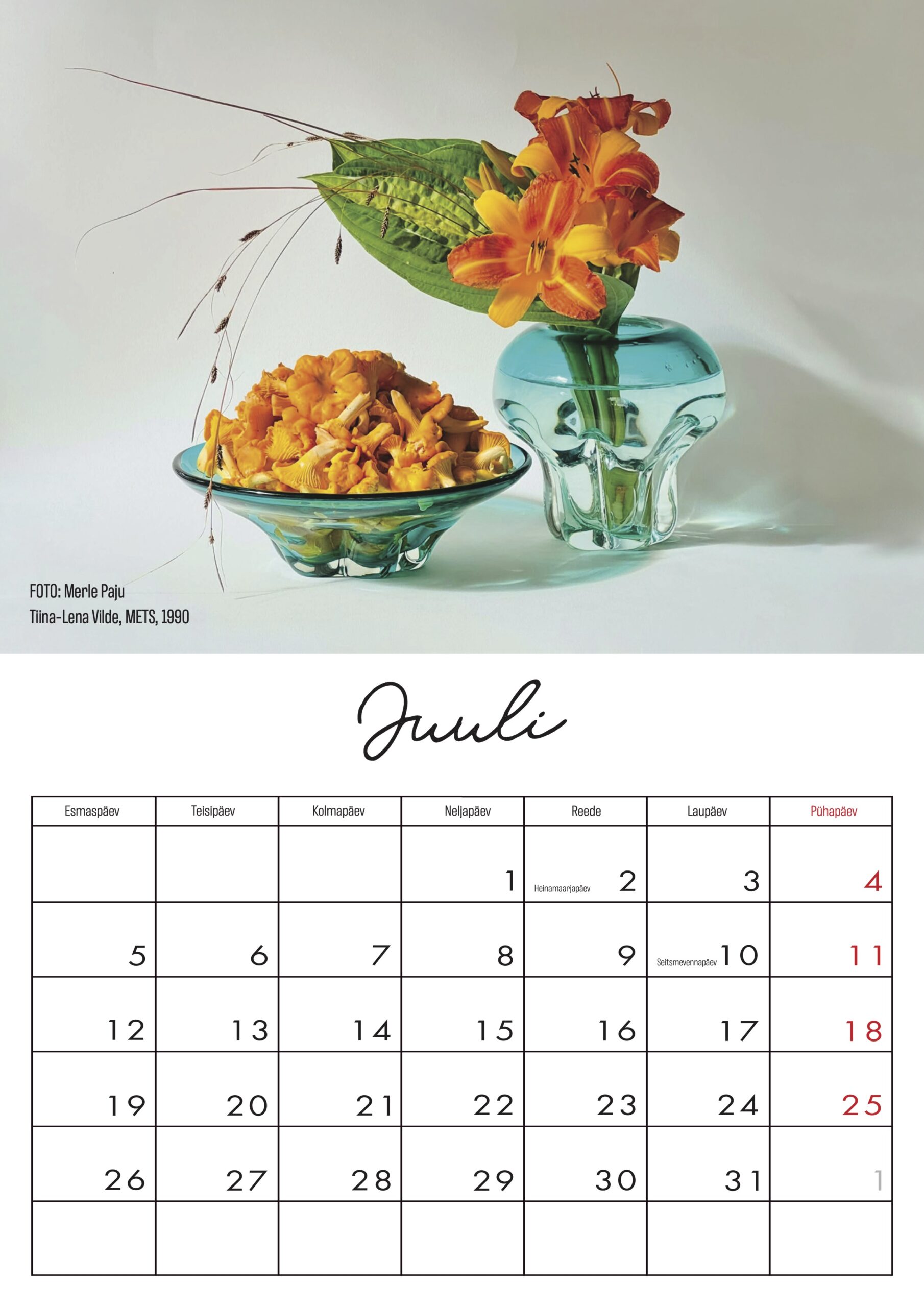 Tarbeklaasi kalender 2027 juuli